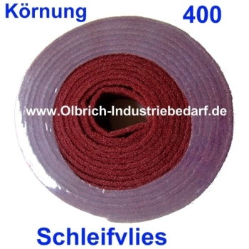 Schleifvlies Körnung 240 - 10 Meter Rolle Fine - Braun